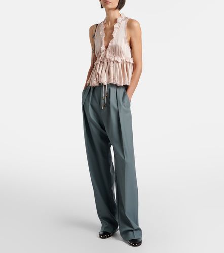 Chloé Pantalon droit en laine vierge - Chloe - Modalova