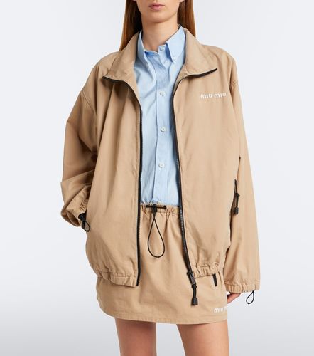 Miu Miu Veste en gabardine de coton - Miu Miu - Modalova