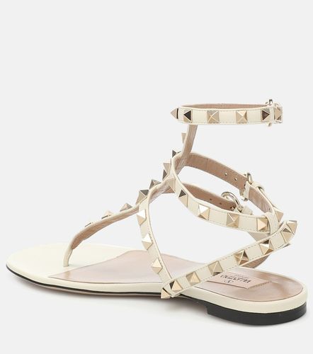 Sandales Rockstud en cuir - Valentino Garavani - Modalova