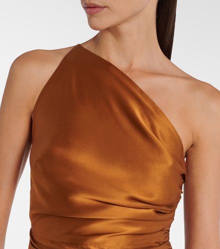 Robe longue asymétrique en soie - The Sei - Modalova