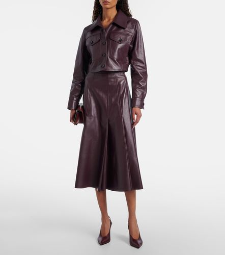 Veste Nics raccourcie en cuir - Emilia Wickstead - Modalova