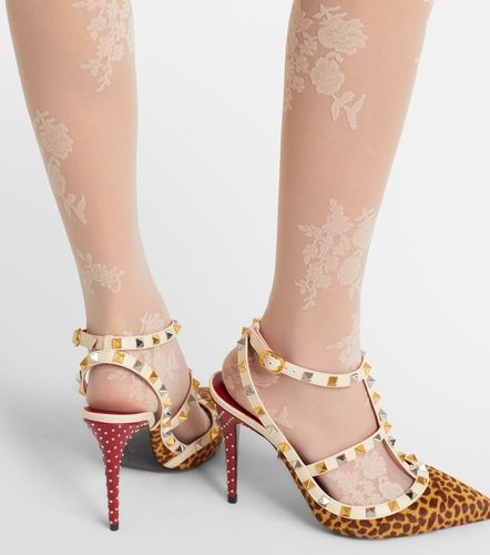 Robe imprimée en sergé de soie - Valentino - Modalova