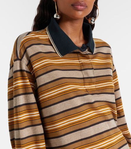 Robe polo Isea rayée en piqué de coton - Marant Etoile - Modalova