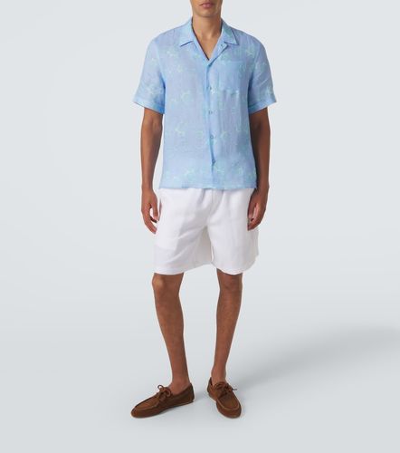 Chemise en lin à imprimé - Vilebrequin - Modalova