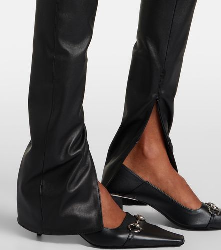 Gucci Pantalon skinny en cuir - Gucci - Modalova