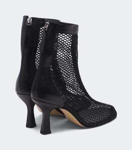 Bottines Fira en résille et cuir - Souliers Martinez - Modalova