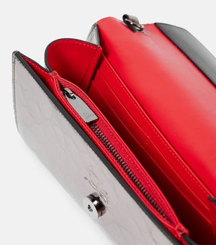 Portefeuille à chaîne Loubi45 en cuir métallisé - Christian Louboutin - Modalova