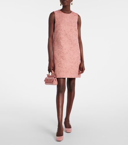 Robe en jacquard à fleurs - Dolce&Gabbana - Modalova