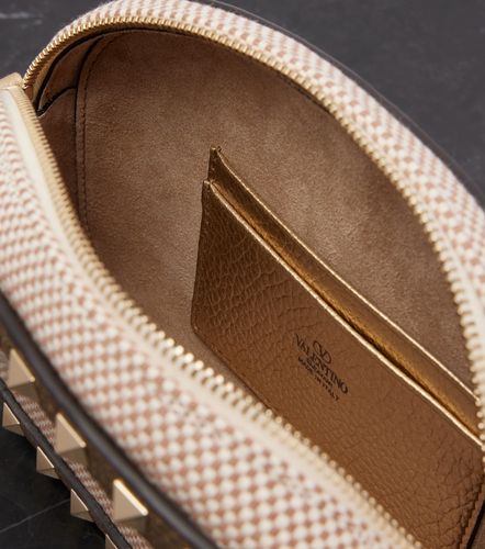 Sac Rockstud VLogo Mini en toile - Valentino Garavani - Modalova