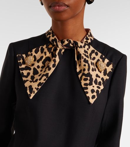 Robe midi en Crêpe Couture - Valentino - Modalova