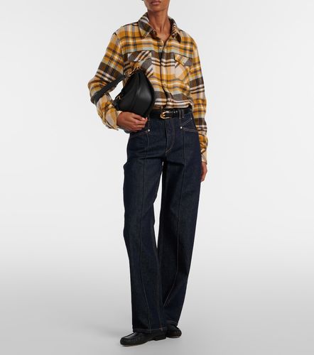 Chemise Abundance Tartan en cachemire et œil-de-tigres - God's True Cashmere - Modalova