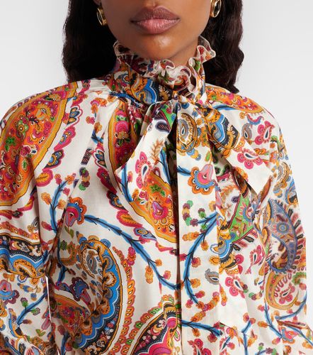 Blouse imprimée en coton et soie - Etro - Modalova