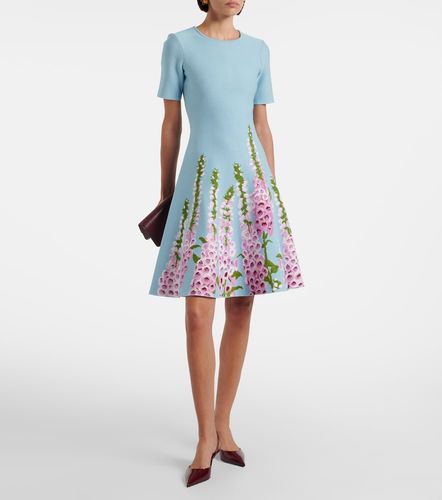 Robe en jacquard à fleurs - Oscar de la Renta - Modalova