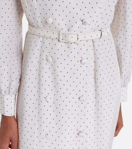 Robe en soie à pois - Alessandra Rich - Modalova