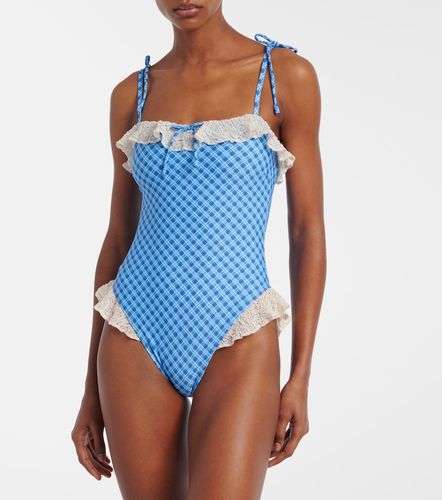 Maillot de bain Jacelyn à carreaux et à volants - Montce - Modalova