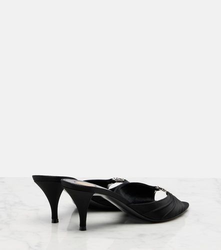 Mules Jerry 60 en satin à ornements - Saint Laurent - Modalova