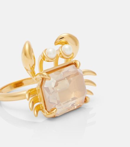 Bague Crab à ornements - Oscar de la Renta - Modalova