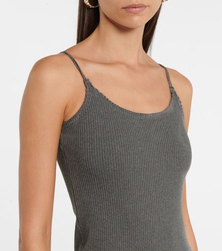 Robe midi en coton et satin - JW Anderson - Modalova