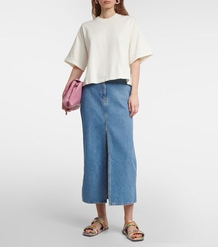 Mules en cuir métallisé - Dries Van Noten - Modalova