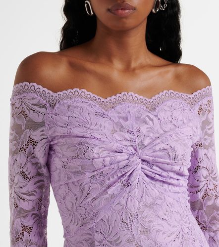 Robe longue Lavender en dentelle - Rabanne - Modalova