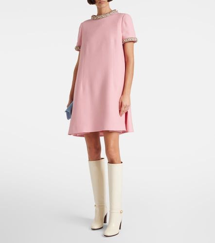 Robe brodée en Crepe Couture - Valentino - Modalova