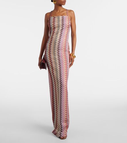 Missoni Robe longue en lamé - Missoni - Modalova