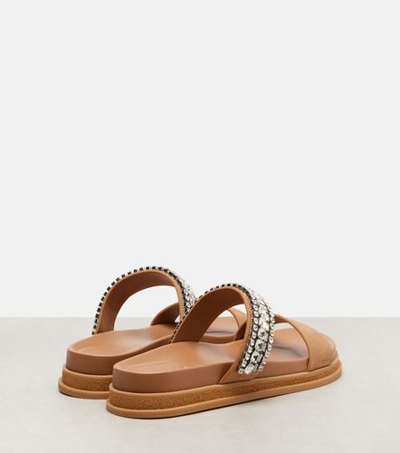 Mules Jadi en daim à cristaux - Jimmy Choo - Modalova