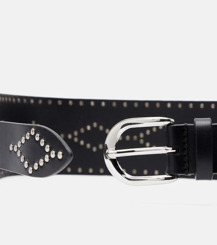 Ceinture Lucie en cuir à clous - Isabel Marant - Modalova