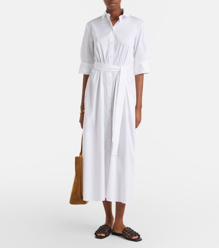 Robe midi Cognac en coton mélangé - Max Mara - Modalova