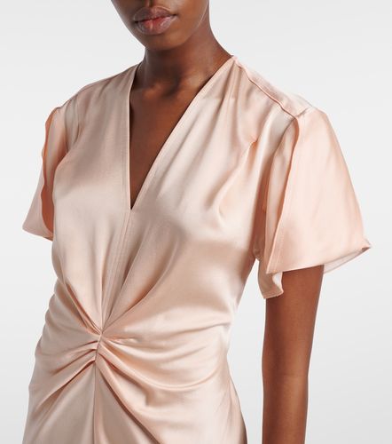 Robe midi Eve en satin - Victoria Beckham - Modalova
