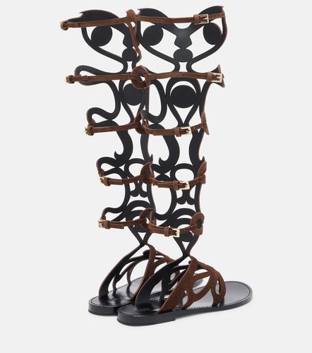 Pucci Sandales spartiates en daim - Pucci - Modalova
