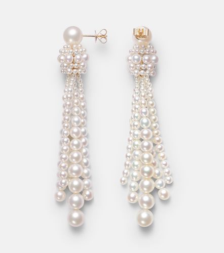 Boucles d'oreilles Colonna Grande en or 18 ct et perles d'eau douce - Sophie Bille Brahe - Modalova