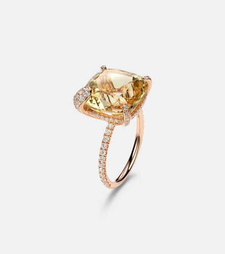 Bague Peekaboo en or rose 18 ct, béryl et diamants - Bucherer Fine Jewellery - Modalova