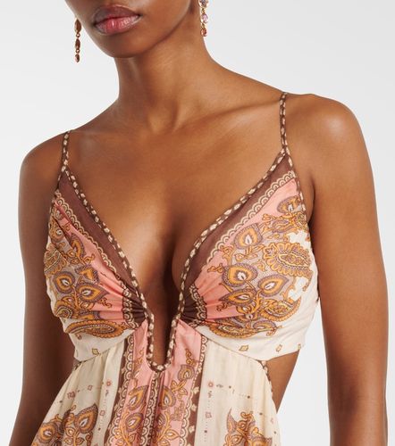 Robe midi Maxine en ramie à motif cachemire - Zimmermann - Modalova