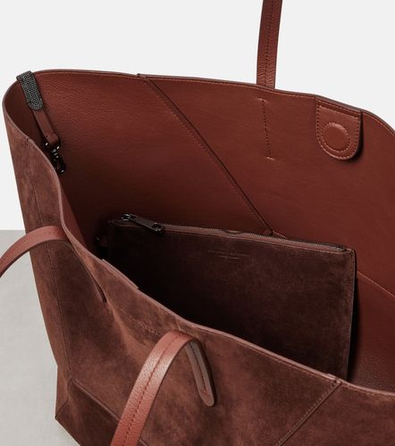 Cabas BC Duo Large en daim - Brunello Cucinelli - Modalova