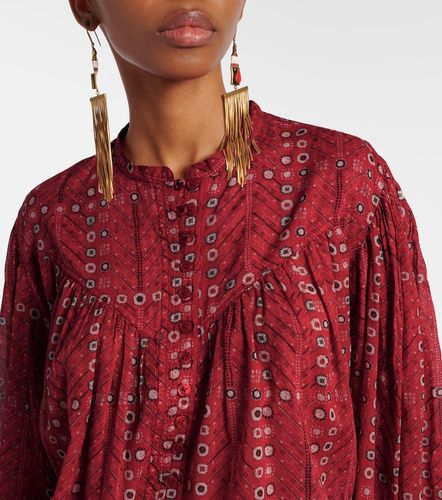Blouse Salika en coton à imprimé - Marant Etoile - Modalova