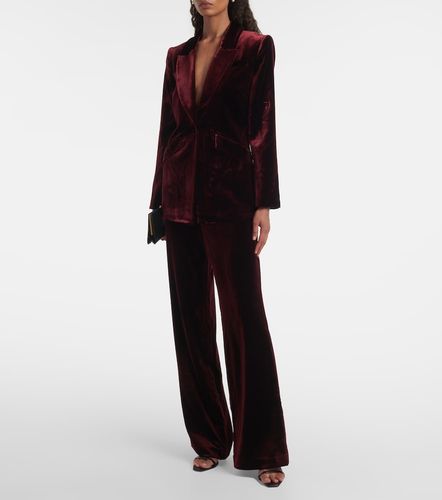 Pantalon ample en velours - Roland Mouret - Modalova