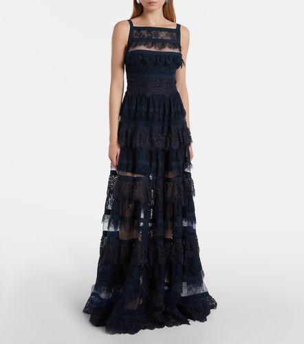 Elie Saab Robe longue en dentelle - Elie Saab - Modalova