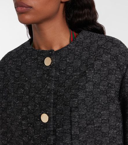Manteau GG en tweed de laine mélangée - Gucci - Modalova