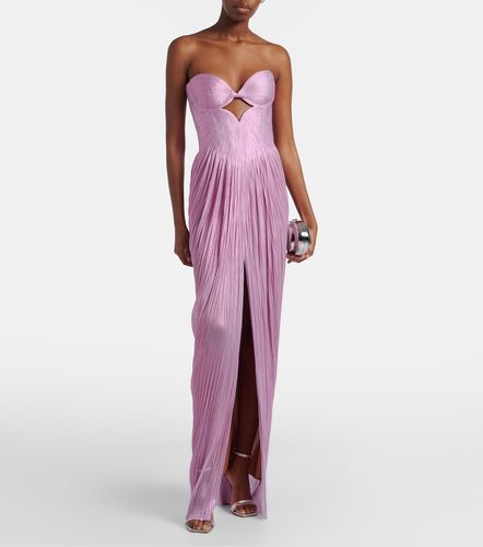Robe longue bustier Stephanie en tulle de soie - Maria Lucia Hohan - Modalova