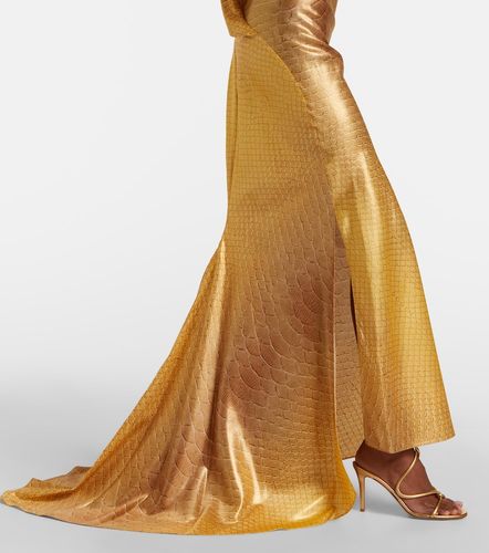 Robe en soie à imprimé - Roberto Cavalli - Modalova