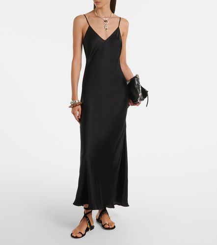 Robe longue Nevana en satin - Isabel Marant - Modalova