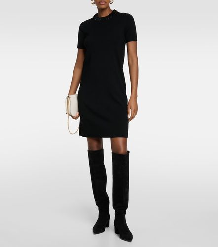 Robe midi en laine mélangée à sequins - Tory Burch - Modalova