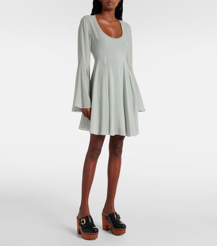 Chloé Robe en mousseline de soie - Chloe - Modalova