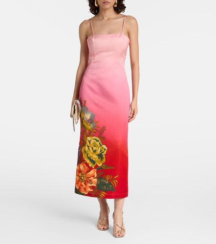 Alémais Robe midi Inez en lin mélangé - Alemais - Modalova