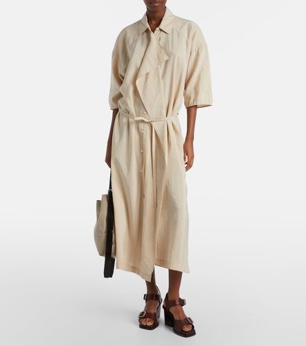 Robe chemise en soie mélangée - Lemaire - Modalova