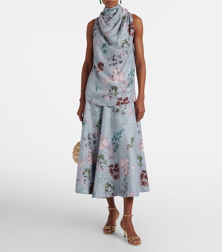 Jupe midi Varda en soie à fleurs - Altuzarra - Modalova
