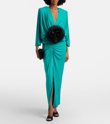 Robe longue à appliqué floral - Jacques Wei - Modalova