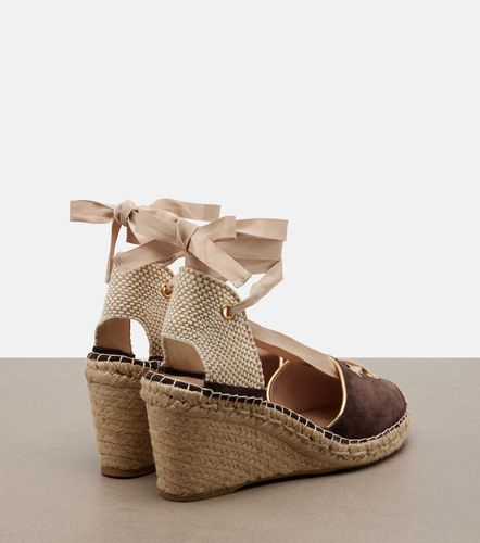 Espadrilles compensées VLogo en daim - Valentino Garavani - Modalova