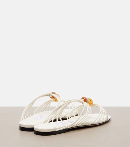 Mules Lova en cuir à perles - Jimmy Choo - Modalova